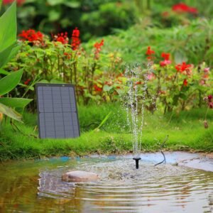 9W Solar Water Pump Kit, 10W Solar Powered Water Fountain Pump