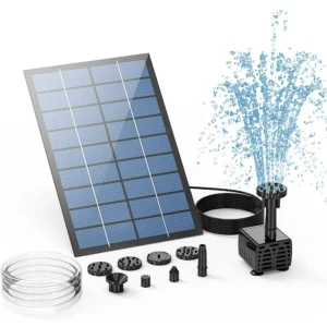 2.5W DIY Solar Water Fountain Pump with 6 Nozzles